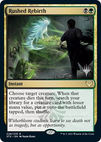 Rushed Rebirth (Promo Pack) [Strixhaven: School of Mages Promos] | Gate City Games LLC