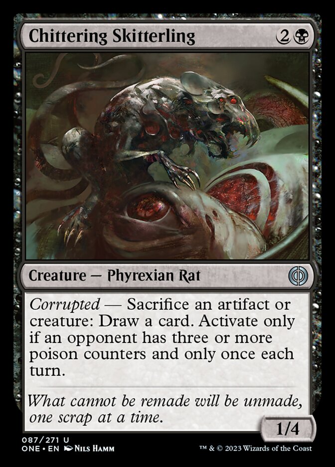 Chittering Skitterling [Phyrexia: All Will Be One] | Gate City Games LLC