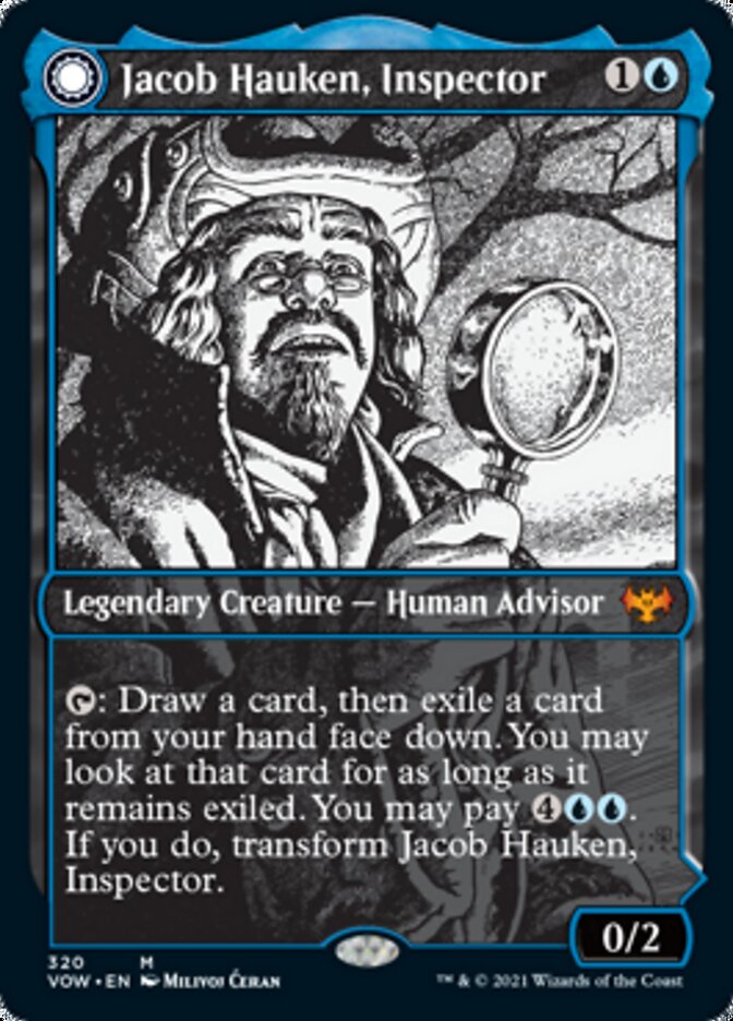 Jacob Hauken, Inspector // Hauken's Insight (Showcase Eternal Night) [Innistrad: Crimson Vow] | Gate City Games LLC