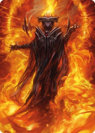 Sauron, the Dark Lord Art Card [The Lord of the Rings: Tales of Middle-earth Art Series] | Gate City Games LLC