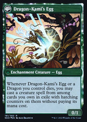 The Dragon-Kami Reborn // Dragon-Kami's Egg [Kamigawa: Neon Dynasty Prerelease Promos] | Gate City Games LLC