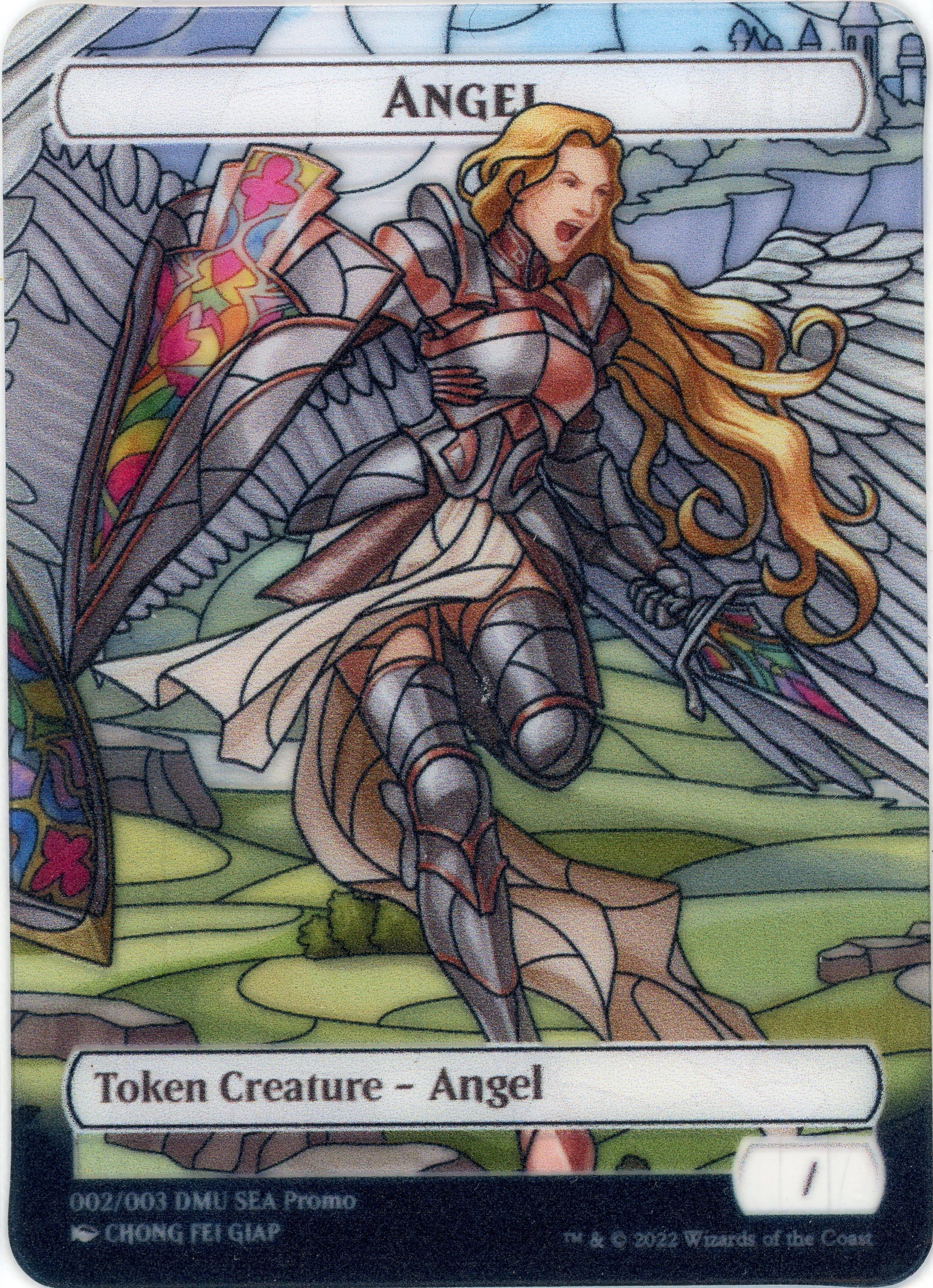 Angel Token (SEA Exclusive) [Dominaria United Tokens] | Gate City Games LLC