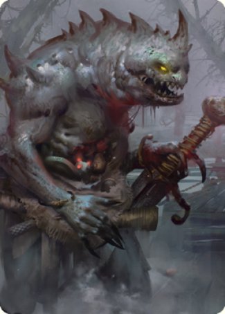 Gray Slaad Art Card [Commander Legends: Battle for Baldur's Gate Art Series] | Gate City Games LLC