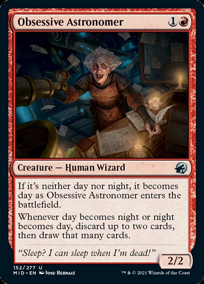 Obsessive Astronomer [Innistrad: Midnight Hunt] | Gate City Games LLC