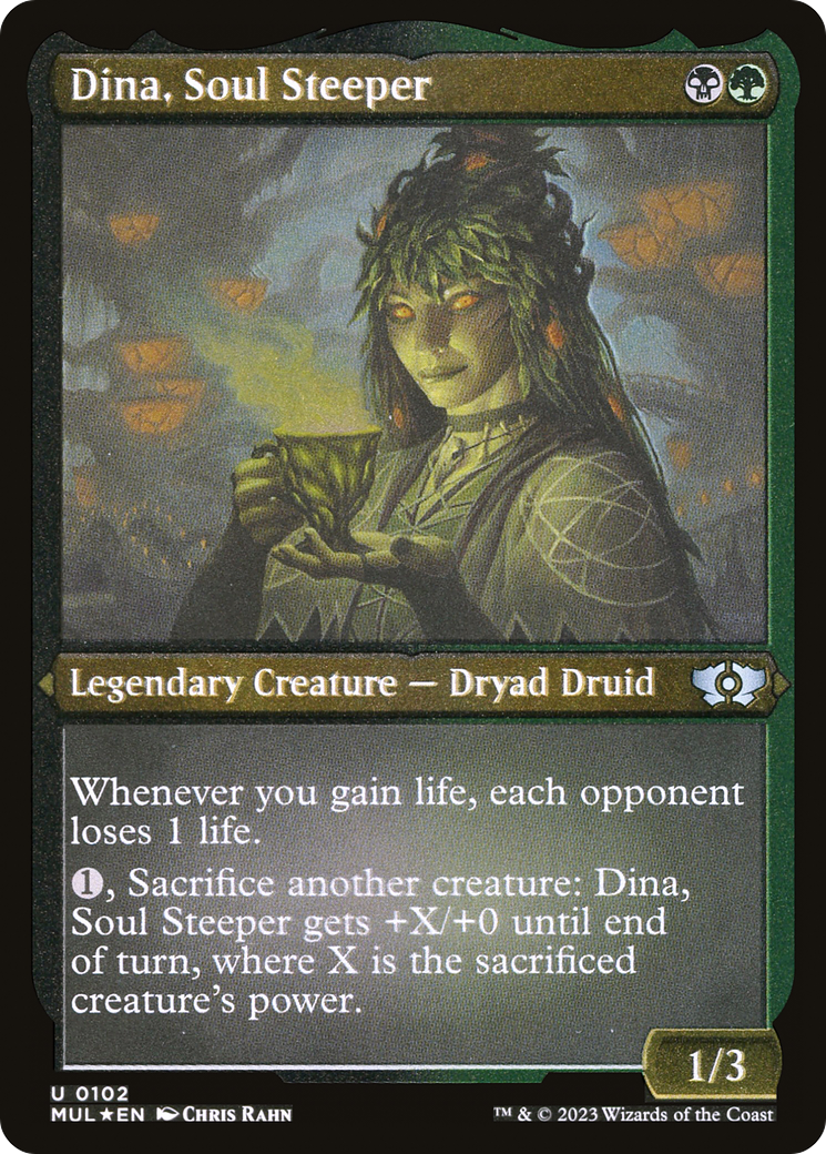 Dina, Soul Steeper (Foil Etched) [Multiverse Legends] | Gate City Games LLC