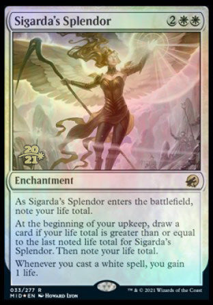 Sigarda's Splendor [Innistrad: Midnight Hunt Prerelease Promos] | Gate City Games LLC