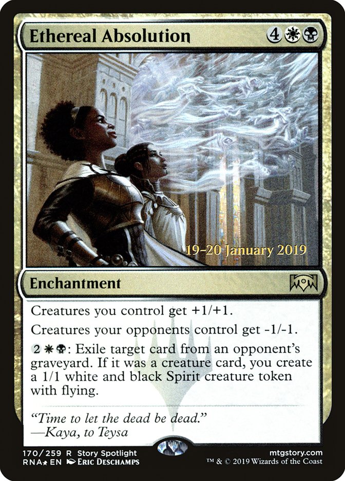 Ethereal Absolution [Ravnica Allegiance Prerelease Promos] | Gate City Games LLC