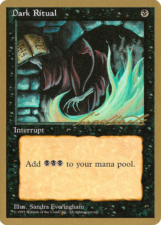 Dark Ritual (Leon Lindback) [Pro Tour Collector Set] | Gate City Games LLC