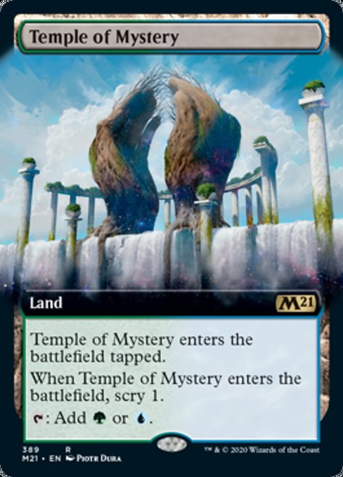 Temple of Mystery (Extended Art) [Core Set 2021] | Gate City Games LLC