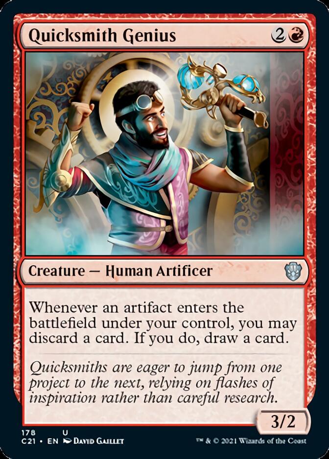 Quicksmith Genius [Commander 2021] | Gate City Games LLC