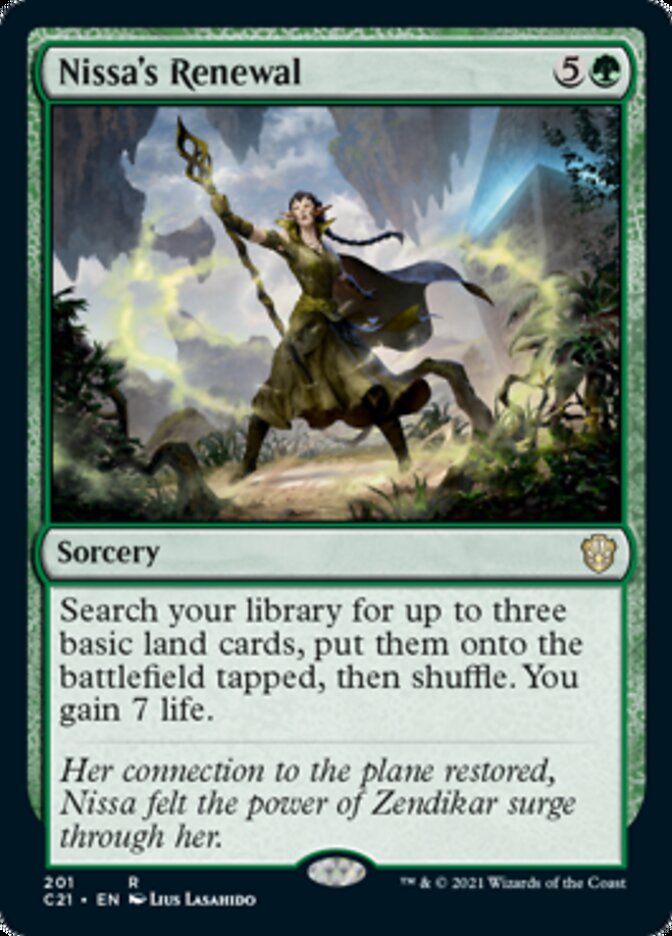 Nissa's Renewal [Commander 2021] | Gate City Games LLC