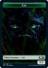 Cat (011) // Soldier Double-sided Token [Core Set 2021 Tokens] | Gate City Games LLC