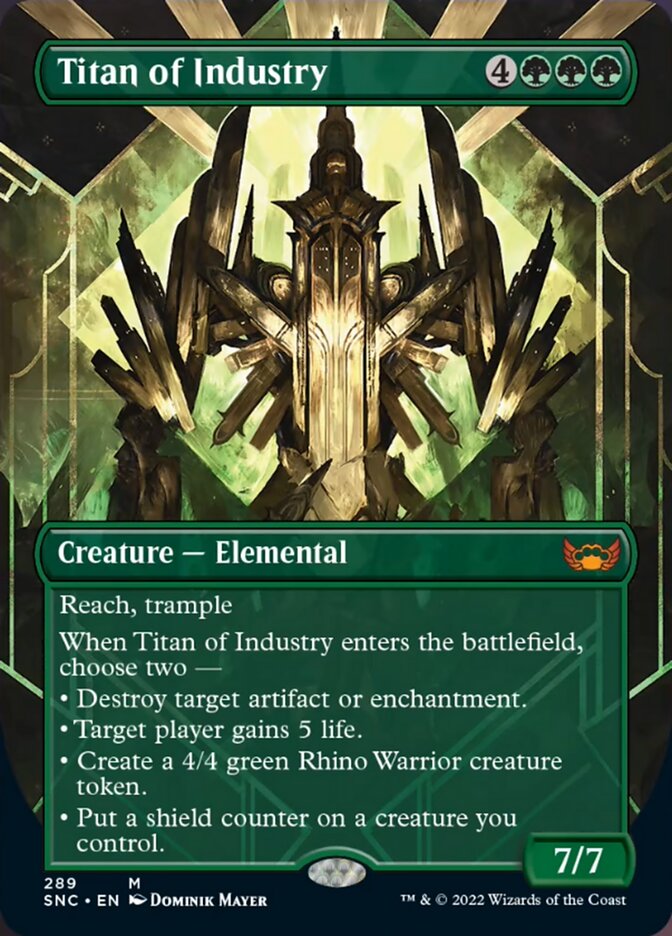 Titan of Industry (Borderless Alternate Art) [Streets of New Capenna] | Gate City Games LLC