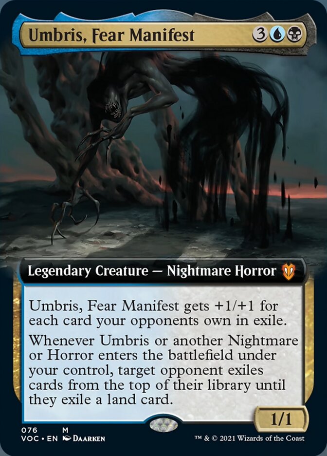 Umbris, Fear Manifest (Extended) [Innistrad: Crimson Vow Commander] | Gate City Games LLC