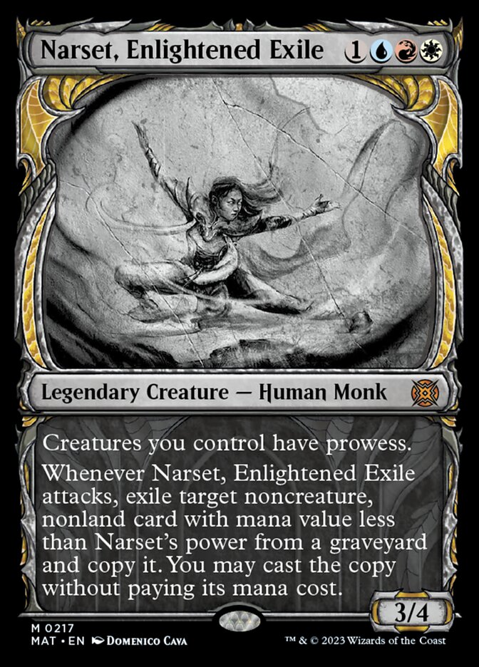 Narset, Enlightened Exile (Showcase Halo Foil) [March of the Machine: The Aftermath] | Gate City Games LLC