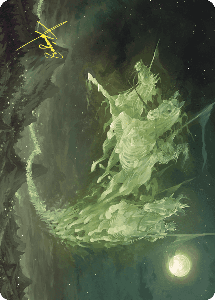 Moonshaker Cavalry Art Card (Gold-Stamped Signature) [Wilds of Eldraine Art Series] | Gate City Games LLC