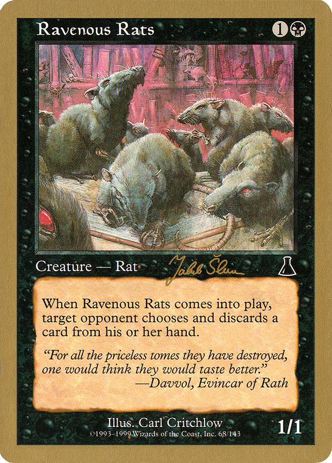 Ravenous Rats (Jakub Slemr) [World Championship Decks 1999] | Gate City Games LLC