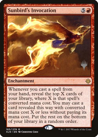 Sunbird's Invocation [Ixalan Promos] | Gate City Games LLC