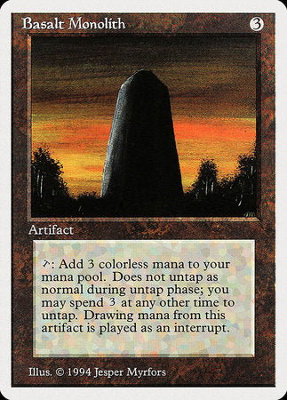 Basalt Monolith [Summer Magic / Edgar] | Gate City Games LLC