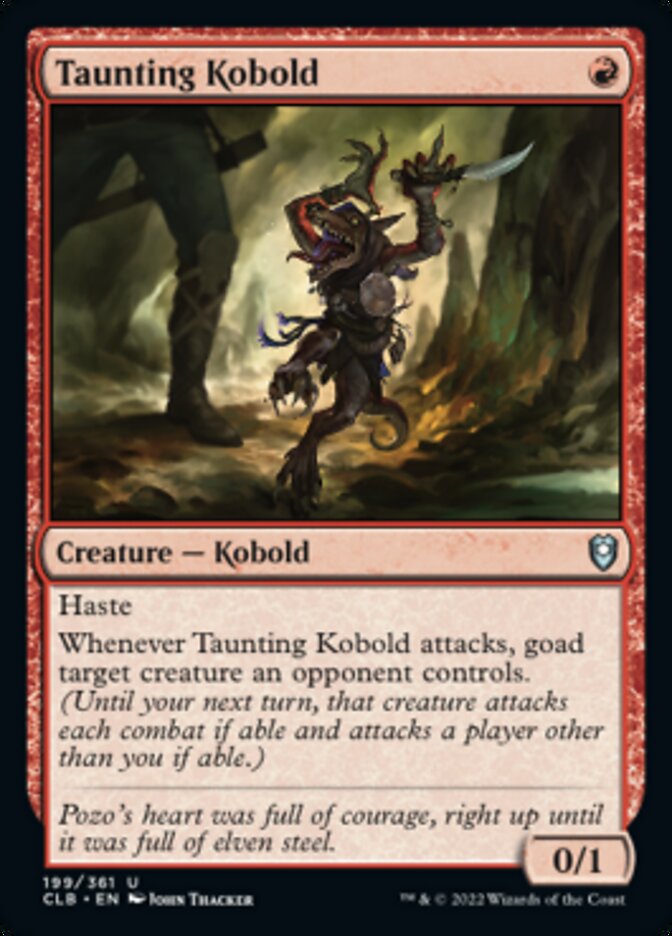 Taunting Kobold [Commander Legends: Battle for Baldur's Gate] | Gate City Games LLC