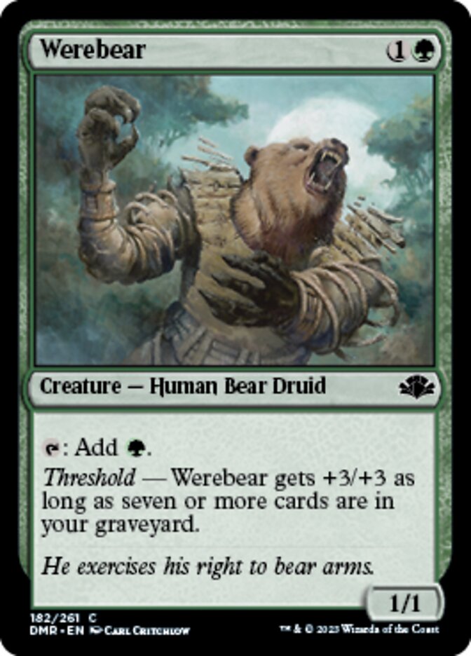 Werebear [Dominaria Remastered] | Gate City Games LLC