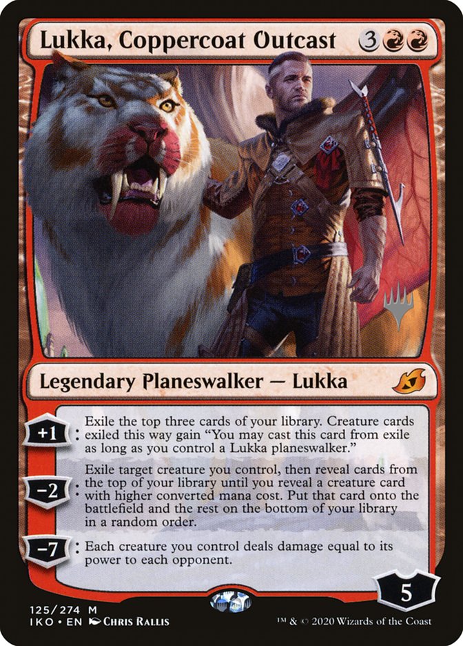 Lukka, Coppercoat Outcast (Promo Pack) [Ikoria: Lair of Behemoths Promos] | Gate City Games LLC