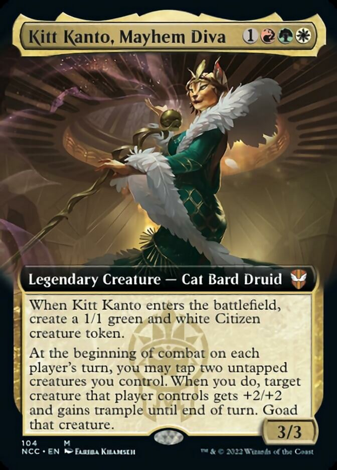 Kitt Kanto, Mayhem Diva (Extended Art) [Streets of New Capenna Commander] | Gate City Games LLC