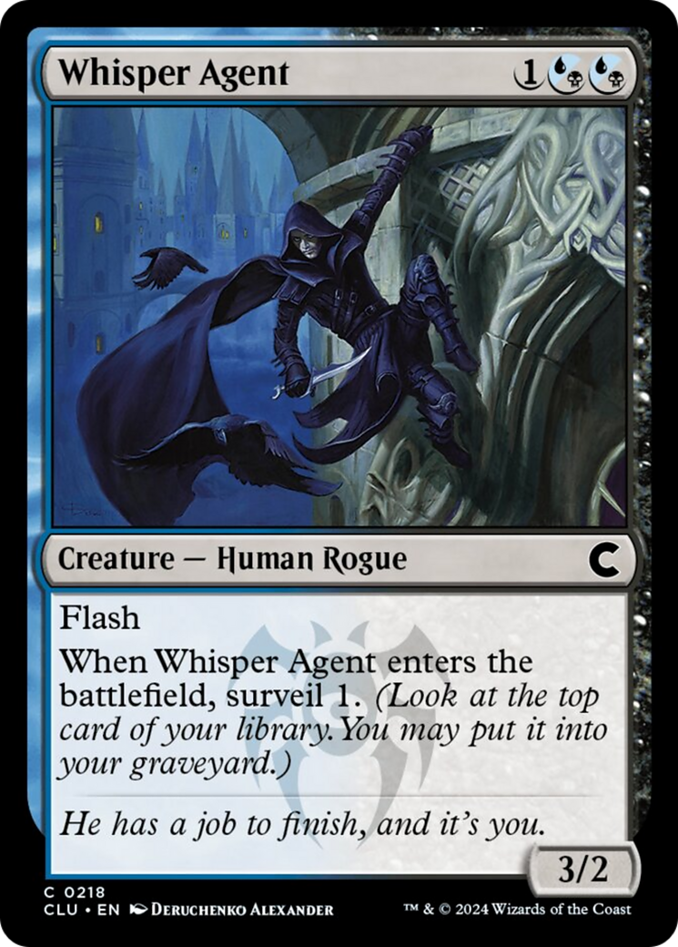 Whisper Agent [Ravnica: Clue Edition] | Gate City Games LLC