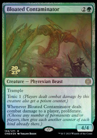 Bloated Contaminator [Phyrexia: All Will Be One Prerelease Promos] | Gate City Games LLC