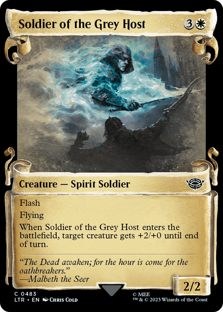 Soldier of the Grey Host [The Lord of the Rings: Tales of Middle-Earth Showcase Scrolls] | Gate City Games LLC