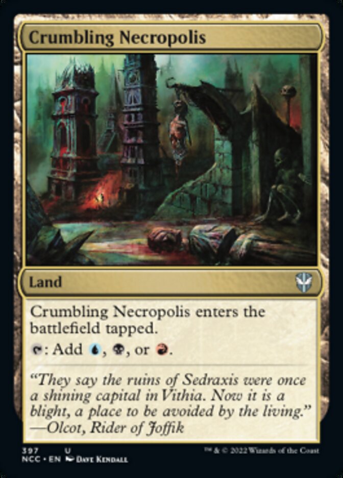 Crumbling Necropolis [Streets of New Capenna Commander] | Gate City Games LLC