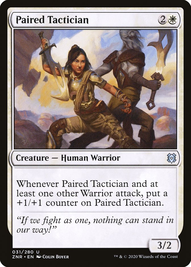 Paired Tactician [Zendikar Rising] | Gate City Games LLC