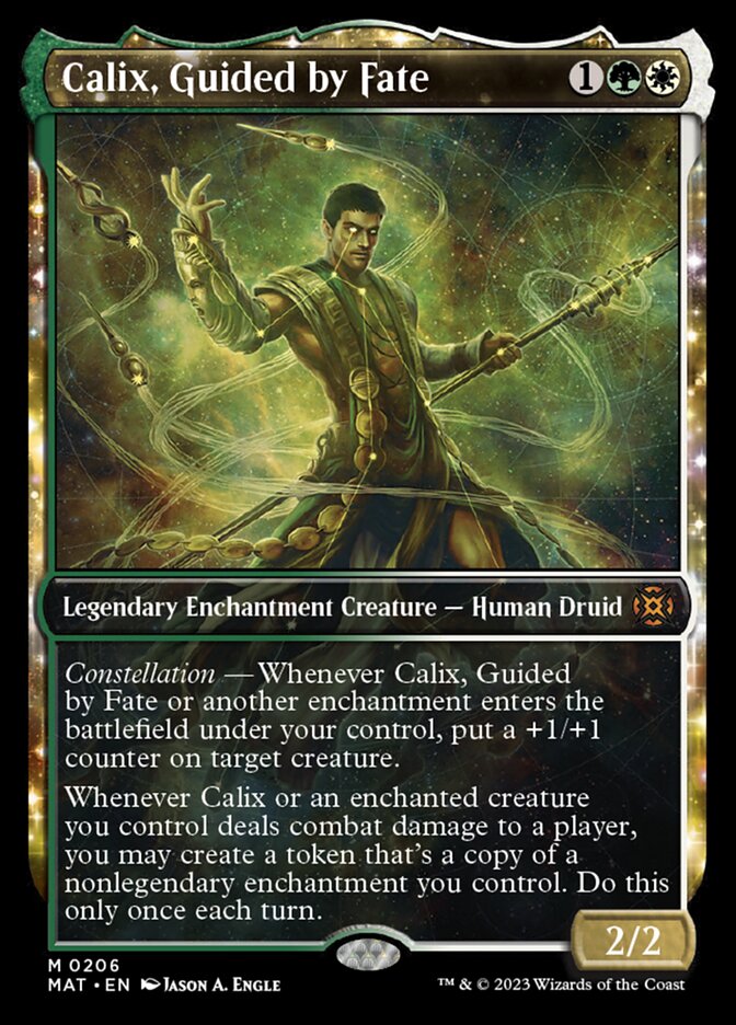 Calix, Guided by Fate (Showcase Halo Foil) [March of the Machine: The Aftermath] | Gate City Games LLC
