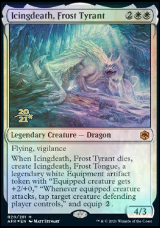 Icingdeath, Frost Tyrant [Dungeons & Dragons: Adventures in the Forgotten Realms Prerelease Promos] | Gate City Games LLC