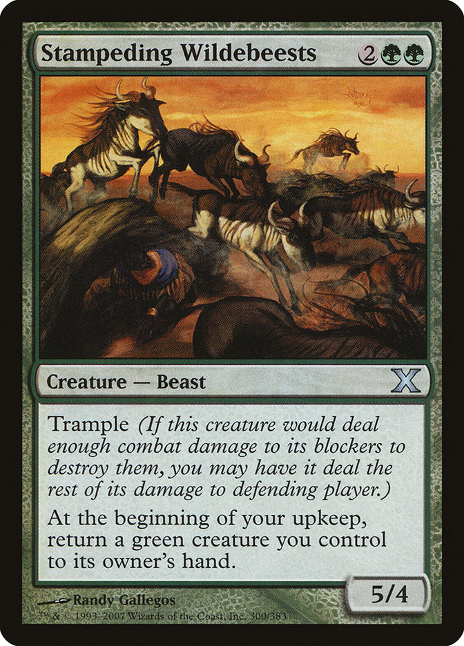 Stampeding Wildebeests [Tenth Edition] | Gate City Games LLC