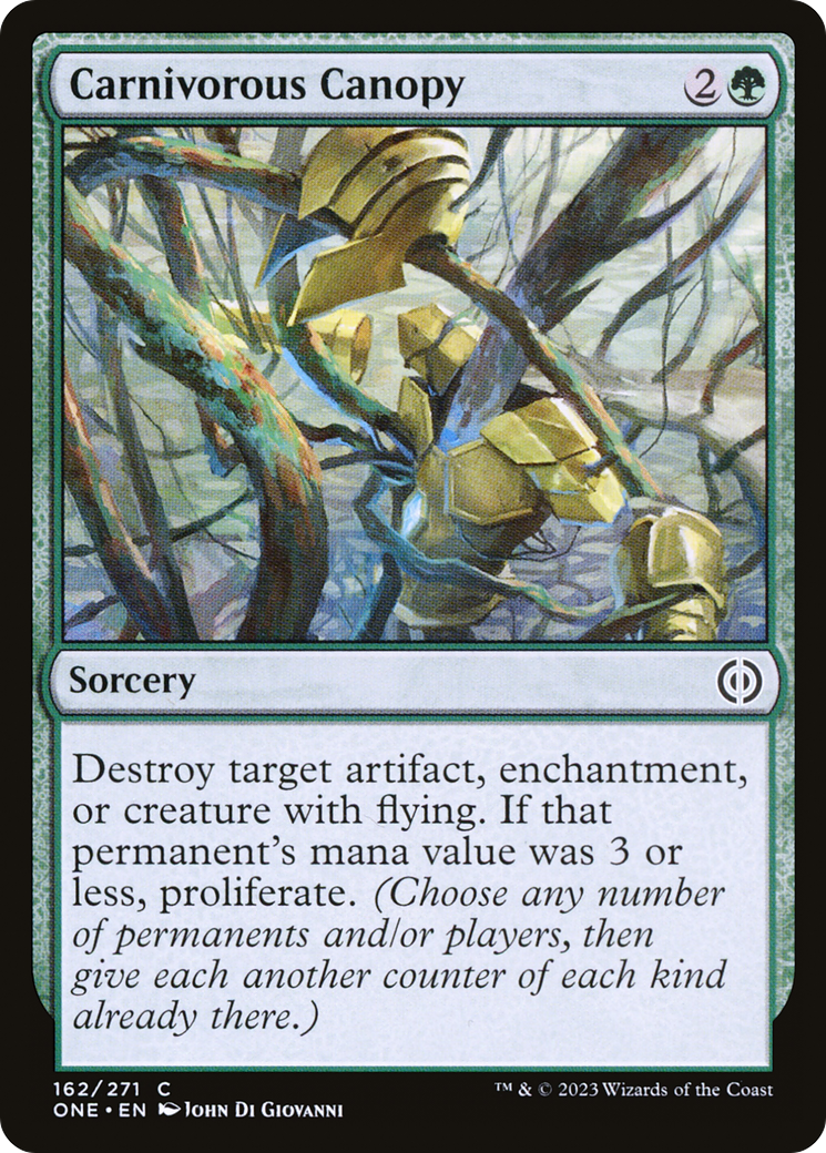 Carnivorous Canopy [Phyrexia: All Will Be One] | Gate City Games LLC