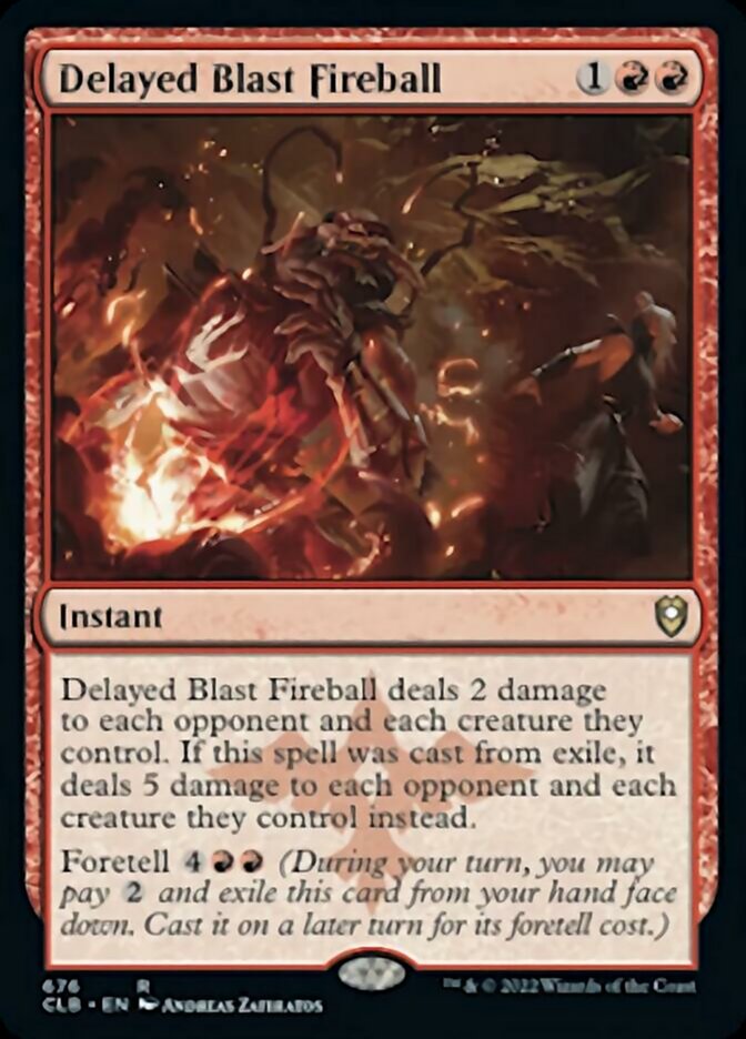 Delayed Blast Fireball [Commander Legends: Battle for Baldur's Gate] | Gate City Games LLC