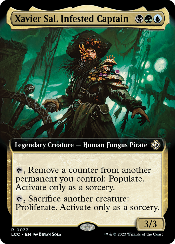 Xavier Sal, Infested Captain (Extended Art) [The Lost Caverns of Ixalan Commander] | Gate City Games LLC