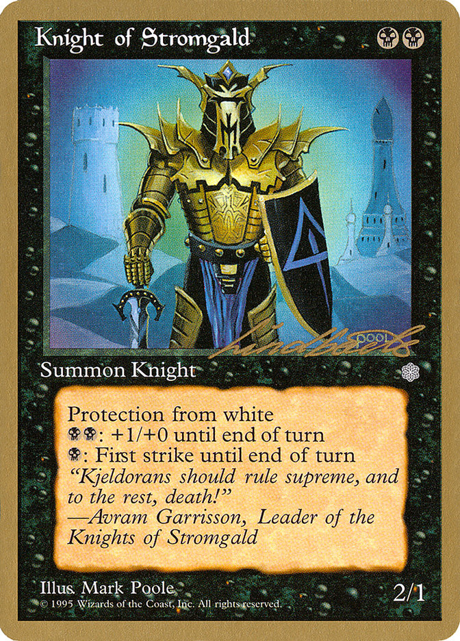 Knight of Stromgald (Leon Lindback) [Pro Tour Collector Set] | Gate City Games LLC