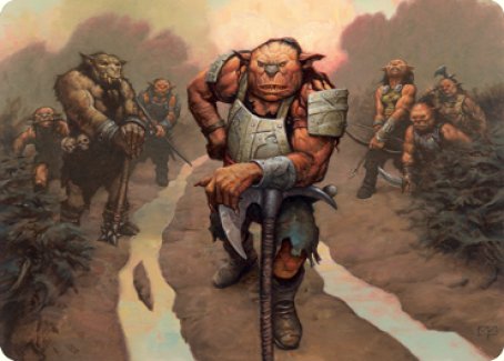 Hobgoblin Bandit Lord Art Card [Dungeons & Dragons: Adventures in the Forgotten Realms Art Series] | Gate City Games LLC