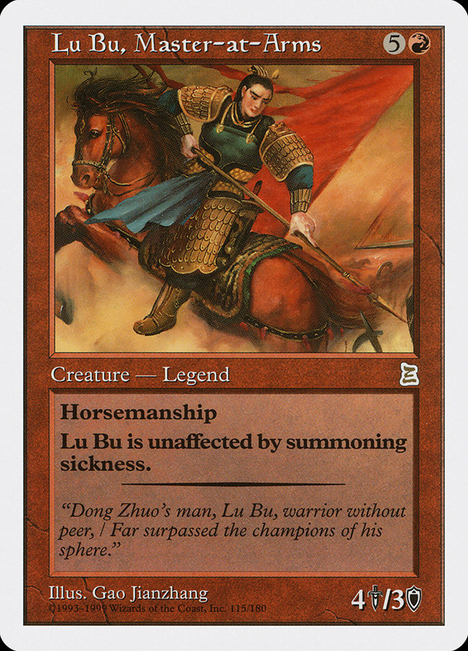 Lu Bu, Master-at-Arms [Portal Three Kingdoms] | Gate City Games LLC