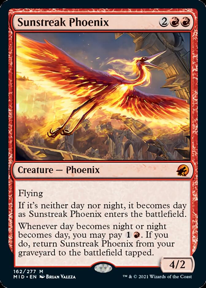 Sunstreak Phoenix [Innistrad: Midnight Hunt] | Gate City Games LLC