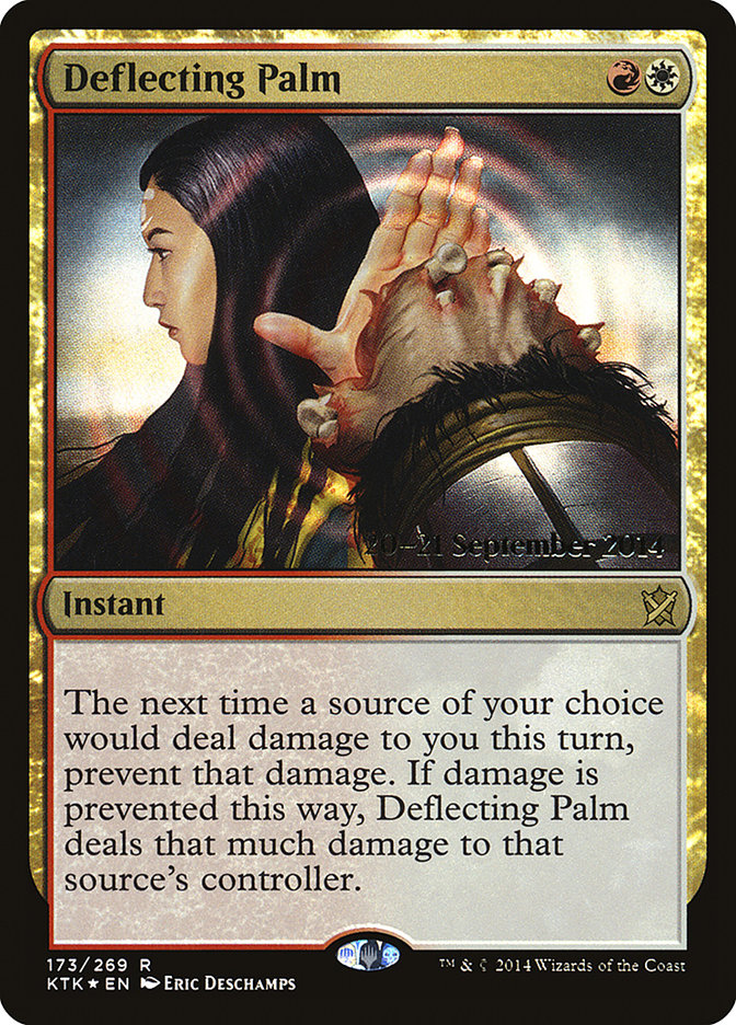 Deflecting Palm  [Khans of Tarkir Prerelease Promos] | Gate City Games LLC