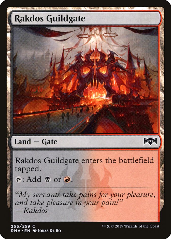 Rakdos Guildgate (255/259) [Ravnica Allegiance] | Gate City Games LLC