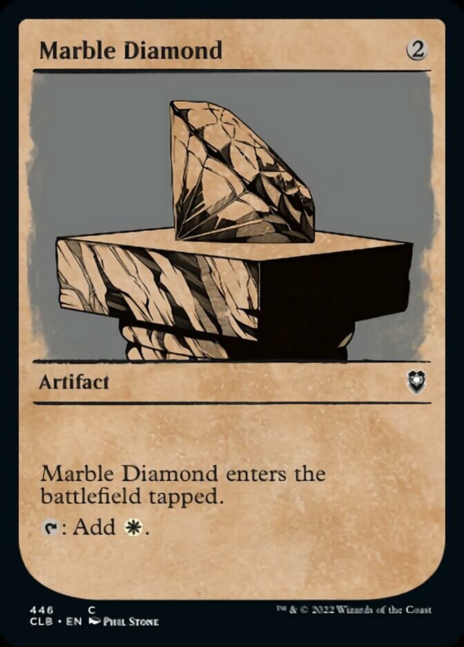 Marble Diamond (Showcase) [Commander Legends: Battle for Baldur's Gate] | Gate City Games LLC