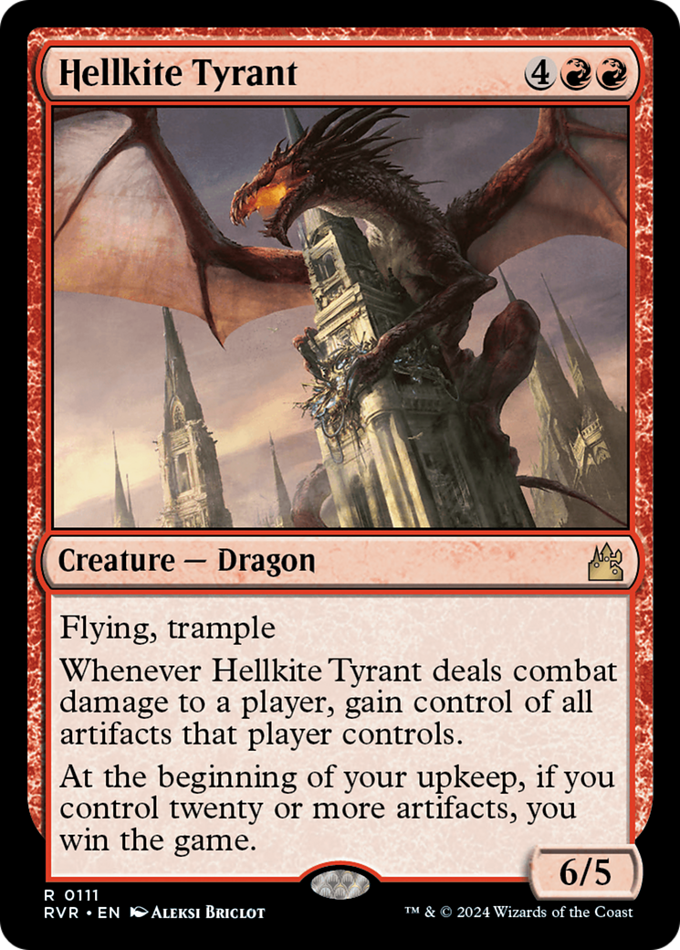 Hellkite Tyrant [Ravnica Remastered] | Gate City Games LLC