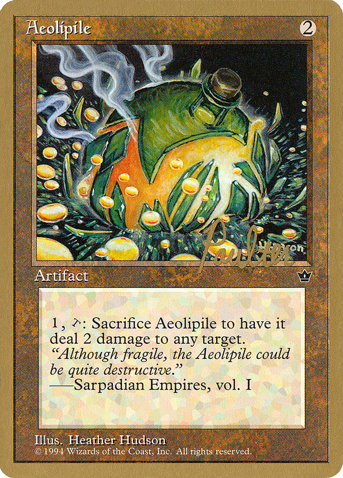 Aeolipile (Preston Poulter) [Pro Tour Collector Set] | Gate City Games LLC