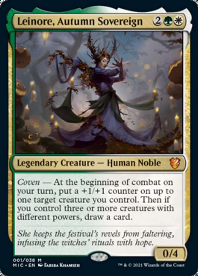 Leinore, Autumn Sovereign (Display Commander) [Innistrad: Midnight Hunt Commander] | Gate City Games LLC