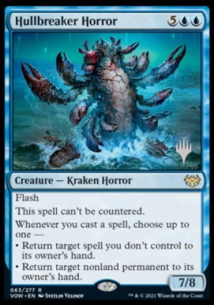 Hullbreaker Horror (Promo Pack) [Innistrad: Crimson Vow Promos] | Gate City Games LLC