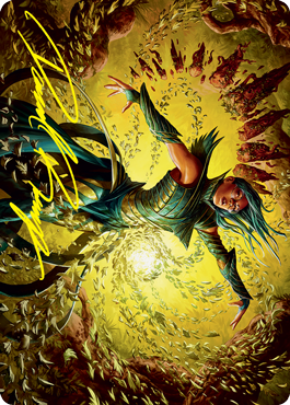 Dragonsguard Elite Art Card (Gold-Stamped Signature) (16/81) [Strixhaven: School of Mages Art Series] | Gate City Games LLC